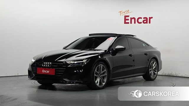 Audi A7 (4K) 2022 Черный из Кореи