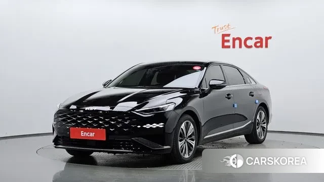Kia K8 Hybrid 2021 Черный из Кореи