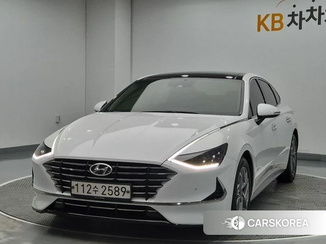 Hyundai Sonata (DN8) 2019 Белый из Кореи