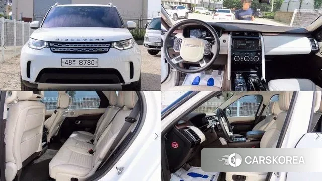 Land Rover Discovery 5 2018 Белый из Кореи