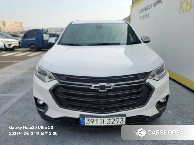 Chevrolet (GM Daewoo) Traverse 2020 Белый из Кореи