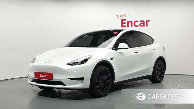 Tesla Model Y 2023 Белый из Кореи
