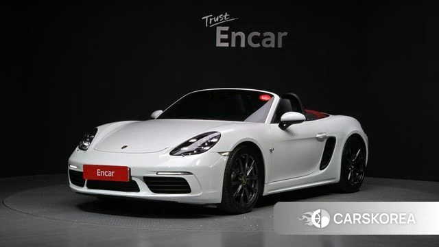 Porsche 718 Boxster 2018 Белый из Кореи