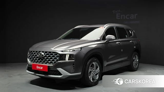 Hyundai The New Santa Fe 2023 Серый из Кореи