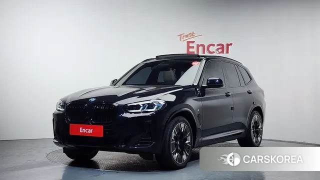 BMW iX3 2024 Черный из Кореи