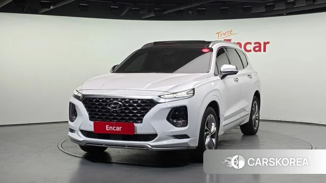 Hyundai Santa Fe TM 2019 Белый из Кореи