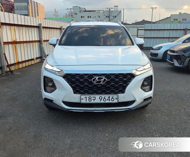 Hyundai Santa Fe TM 2019 Белый из Кореи
