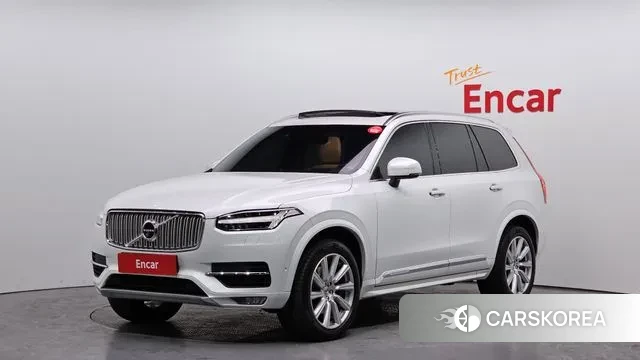 Volvo XC90 second Generation 2018 Белый из Кореи