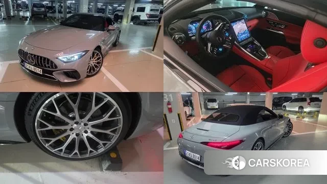 Mercedes-Benz SL-Class R232 2023 Серебристо-серый из Кореи