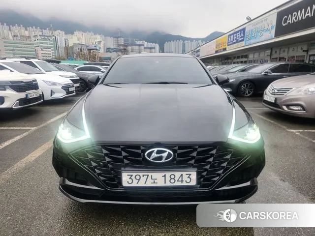 Hyundai Sonata Hybrid (DN8) 2021 Черный из Кореи