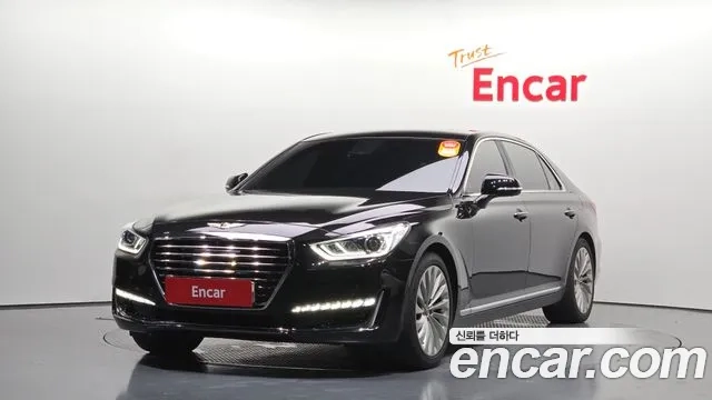 Genesis EQ900 2018 Черный из Кореи