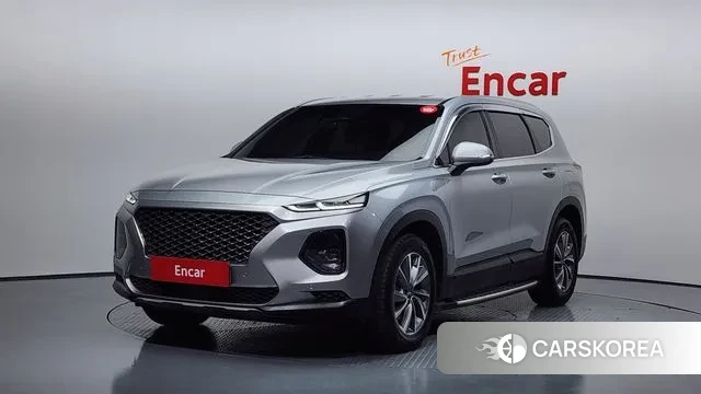Hyundai Santa Fe TM 2019 Серебристо-серый из Кореи