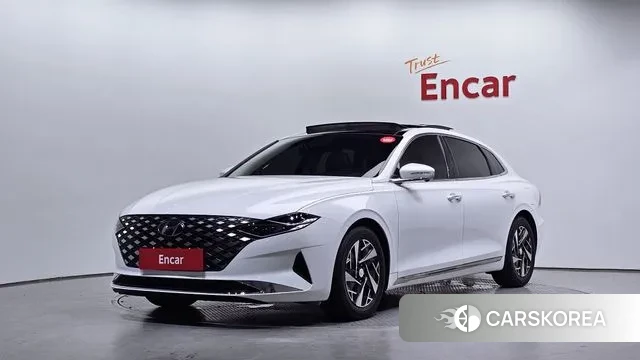 Hyundai The New Grandeur IG Hybrid 2021 Белый из Кореи