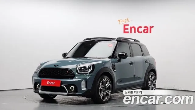 Mini Cooper S Countryman 2022 Небесно-голубой из Кореи