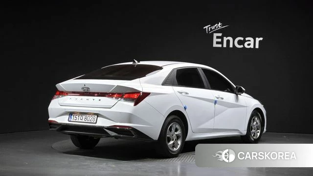 Hyundai Avante (CN7) 2021 Белый из Кореи