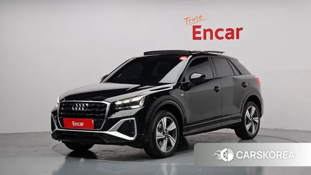 Audi Q2 2023 Черный из Кореи