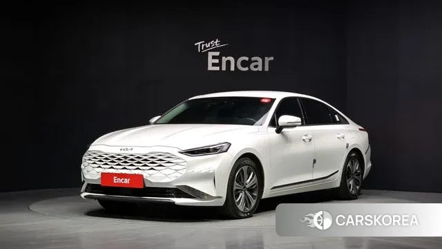 Kia K8 Hybrid 2023 Белый из Кореи