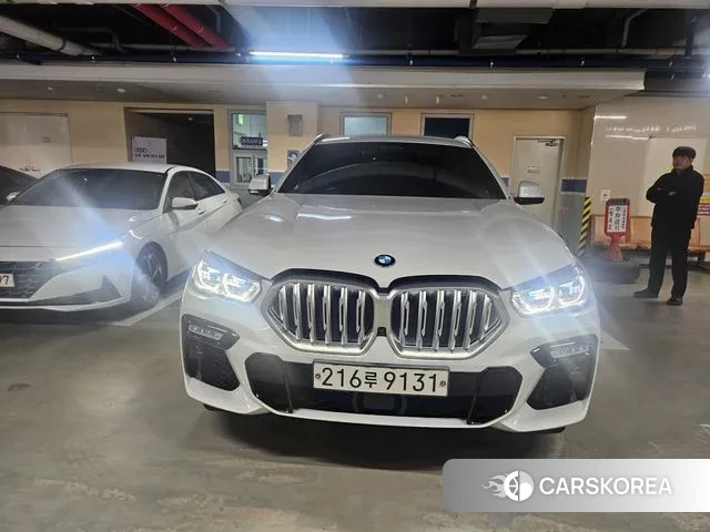 BMW X6 (G06) 2021 Белый из Кореи