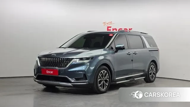 Kia Carnival 4th generation 2021 Небесно-голубой из Кореи
