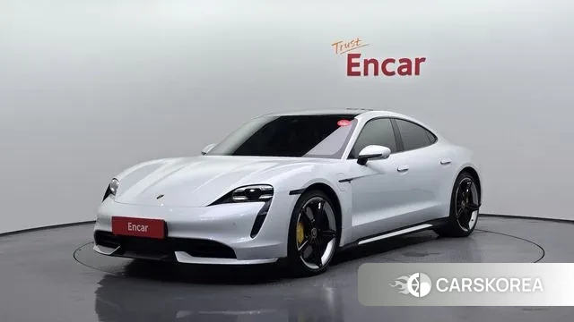 Porsche Taycan 2021 Белый из Кореи