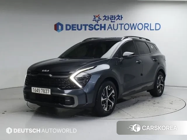 Kia Sportage 5th Generation Hybrid 2021 Серый из Кореи