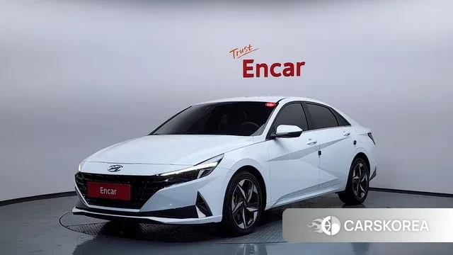 Hyundai Avante (CN7) 2020 Белый из Кореи