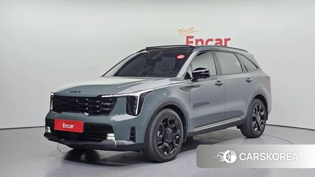 Kia The New Sorento 4th Generation 2025 Темно-зеленый из Кореи