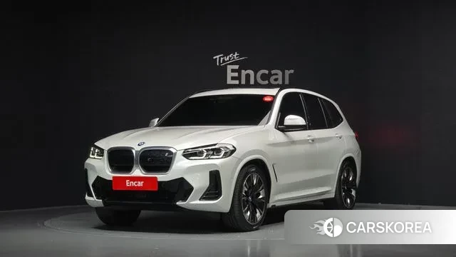 BMW iX3 2021 Белый из Кореи