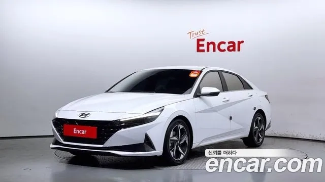 Hyundai Avante (CN7) 2020 Белый из Кореи