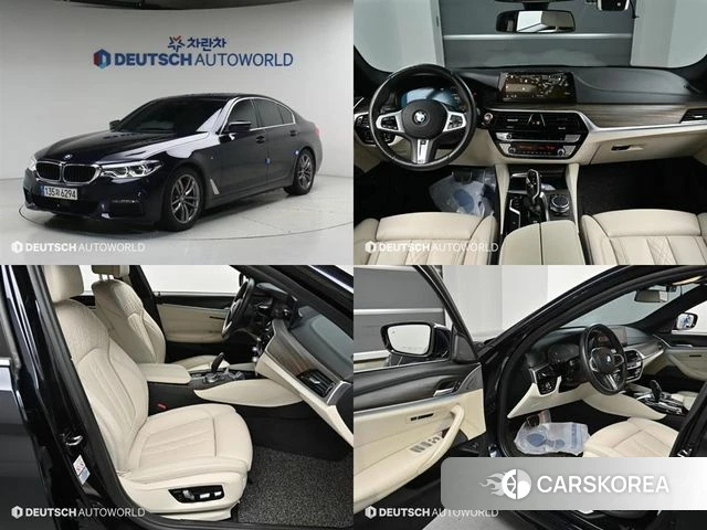 BMW 5 Series (G30) 2020 Черный из Кореи