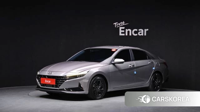 Hyundai Avante Hybrid (CN7) 2020 Серебристо-серый из Кореи