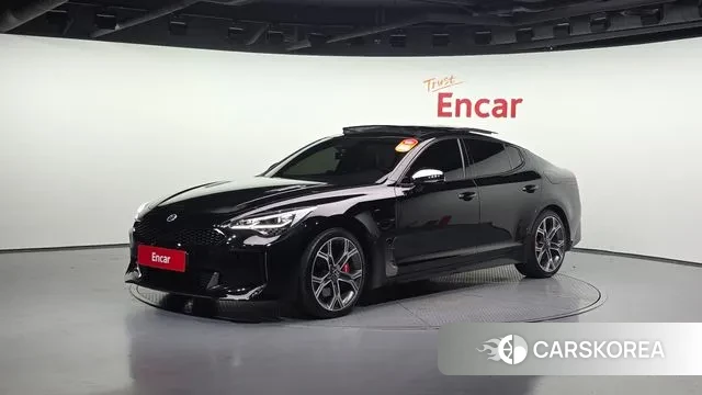 Kia Stinger 2018 Черный из Кореи