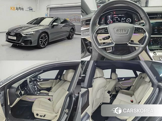 Audi A7 (4K) 2022 Серый из Кореи