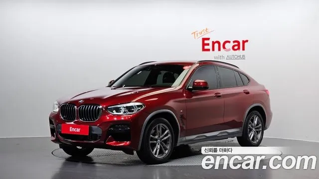 BMW X4 (G02) 2020 Красный из Кореи