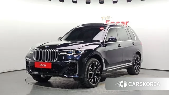 BMW X7 (G07) 2021 Синий из Кореи