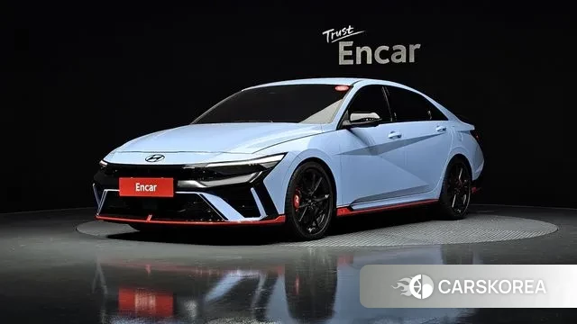 Hyundai The New Avante (CN7) 2025 Небесно-голубой из Кореи