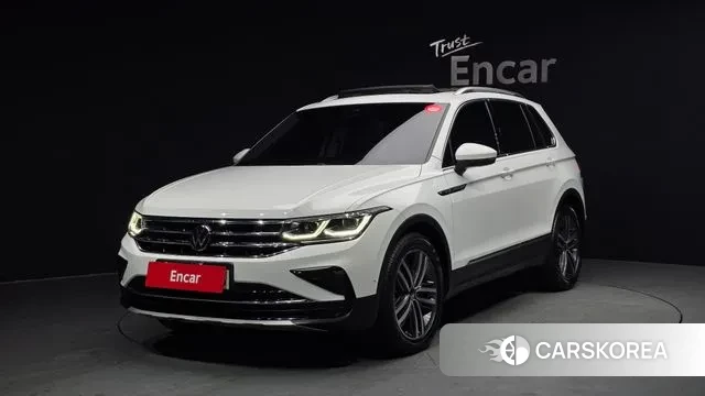 Volkswagen Tiguan second Generation 2022 Белый из Кореи