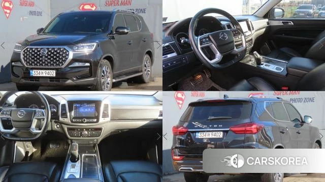 Ssangyong All New Rexton 2021 Черный из Кореи