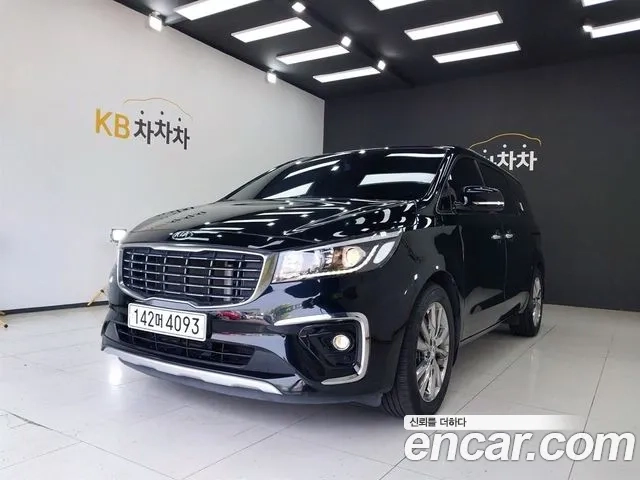 Kia The New Carnival 2018 Черный из Кореи