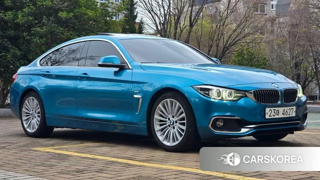 BMW 4 Series (F32) 2018 Синий из Кореи