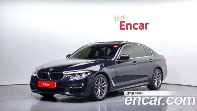 BMW 5 Series (G30) 2018 Черный из Кореи