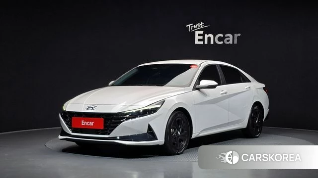 Hyundai Avante (CN7) 2023 Белый из Кореи