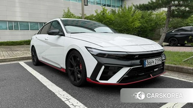Hyundai The New Avante (CN7) 2025 Белый из Кореи