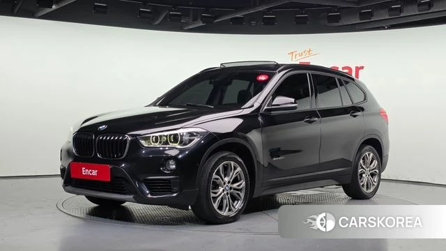 BMW X1 (F48) 2018 Черный из Кореи