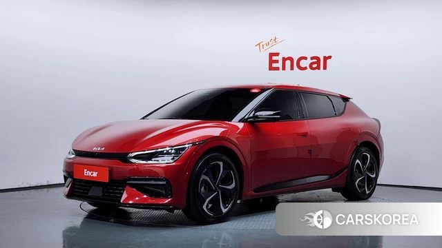 Kia EV6 2021 Красный из Кореи