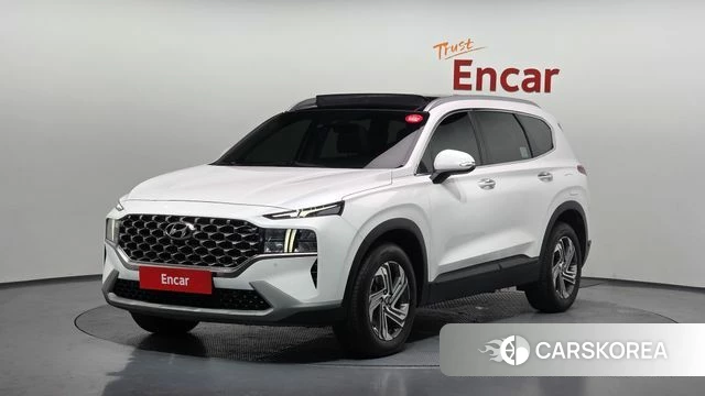 Hyundai The New Santa Fe 2023 Белый из Кореи