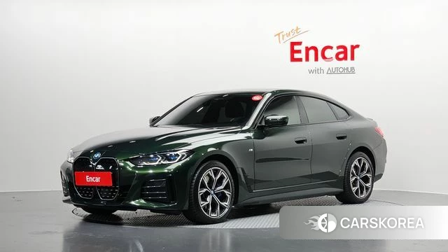 BMW i4 2022 Зеленый из Кореи