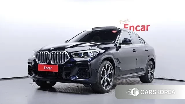 BMW X6 (G06) 2022 Черный из Кореи