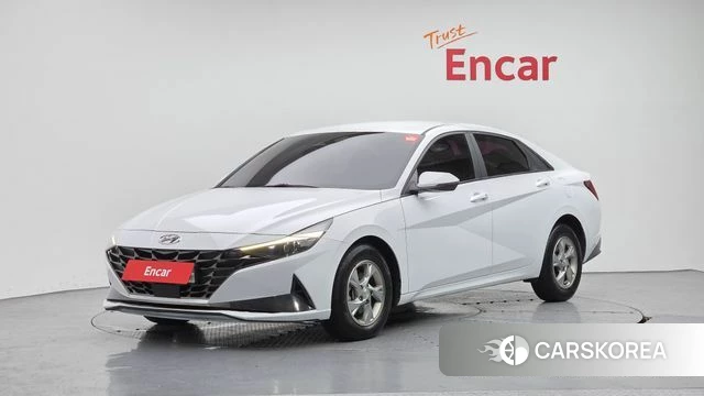 Hyundai Avante (CN7) 2021 Белый из Кореи