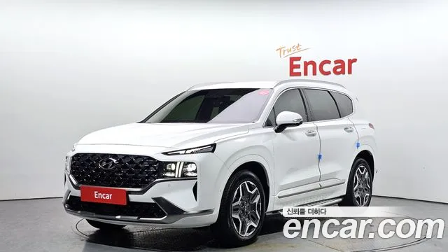 Hyundai The New Santa Fe 2023 Белый из Кореи